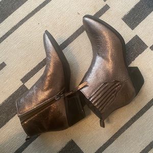 Sam Edelman Circus vegan bronze metallic boots